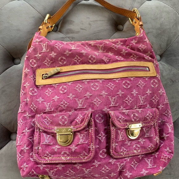 🚫⛔️SOLD⛔️🚫Louis Vuitton PINK MONOGRAM DENIM bag - Picture 3 of 8